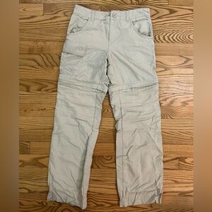 Girls Columbia Convertible Pants/shorts; size M